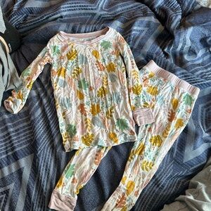 Mauve Leaves Little Sleepies 18-24 months